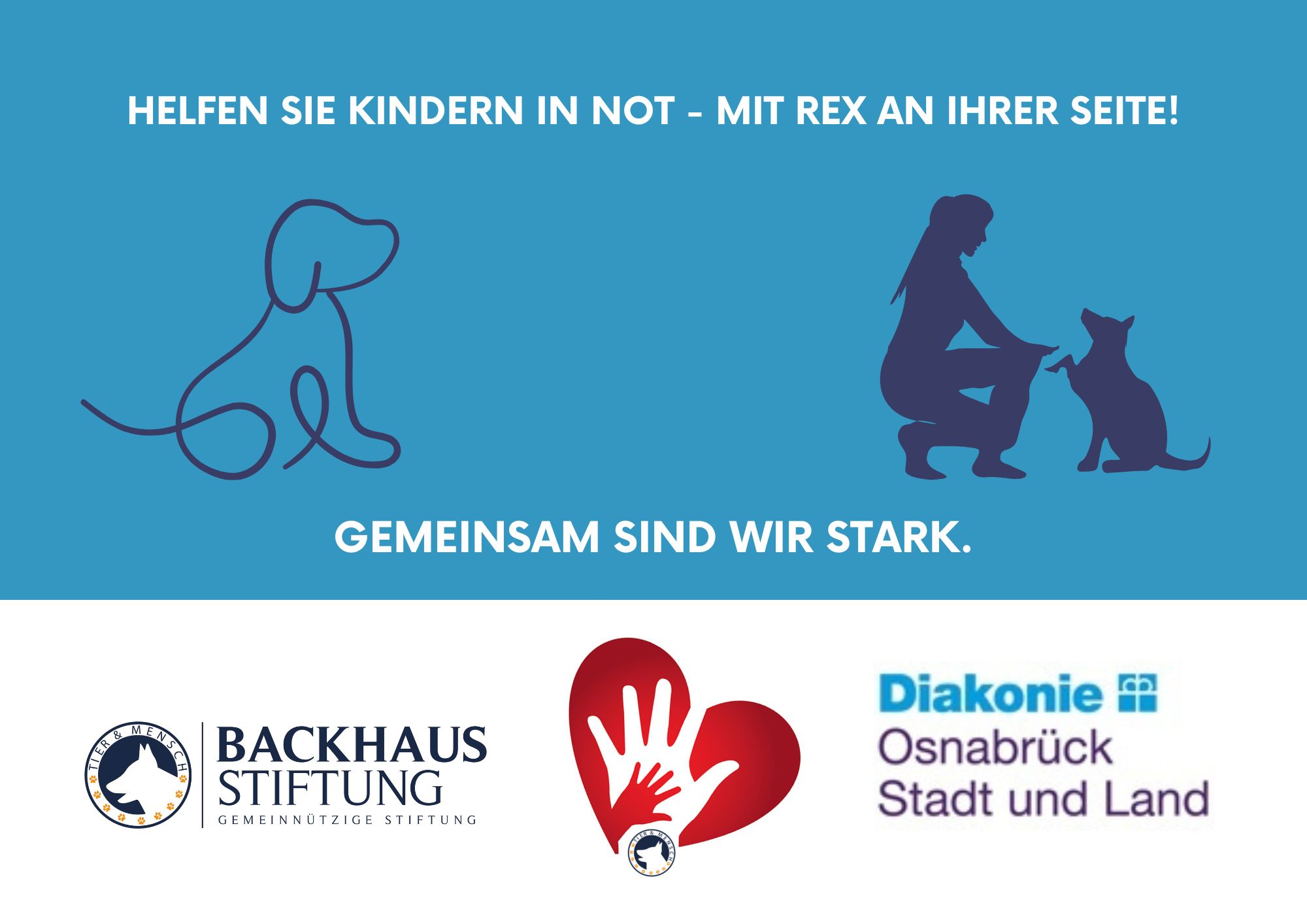 Spendenaufruf: Helfen Sie Kindern in Not – mit Rex an ihrer Seite!