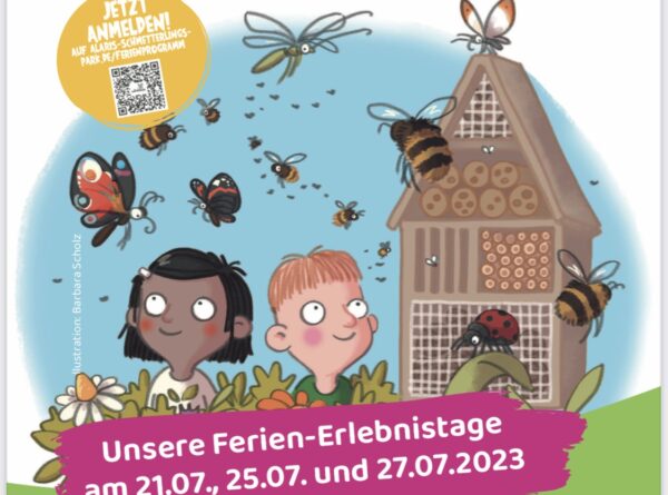 Backhaus Stiftung unterstützt Erlebnistage bei Alaris Schmetterlingspark Buchholz