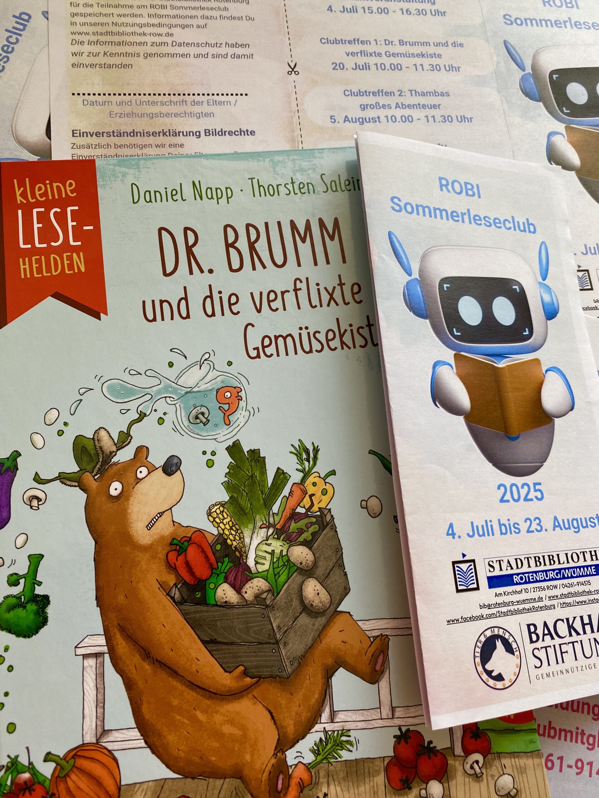 Erster gemeinsamer ROBI Sommerleseclub 2025