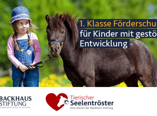 Tierischer Seelentröster- Eine Spendenaktion der Backhaus Stiftung